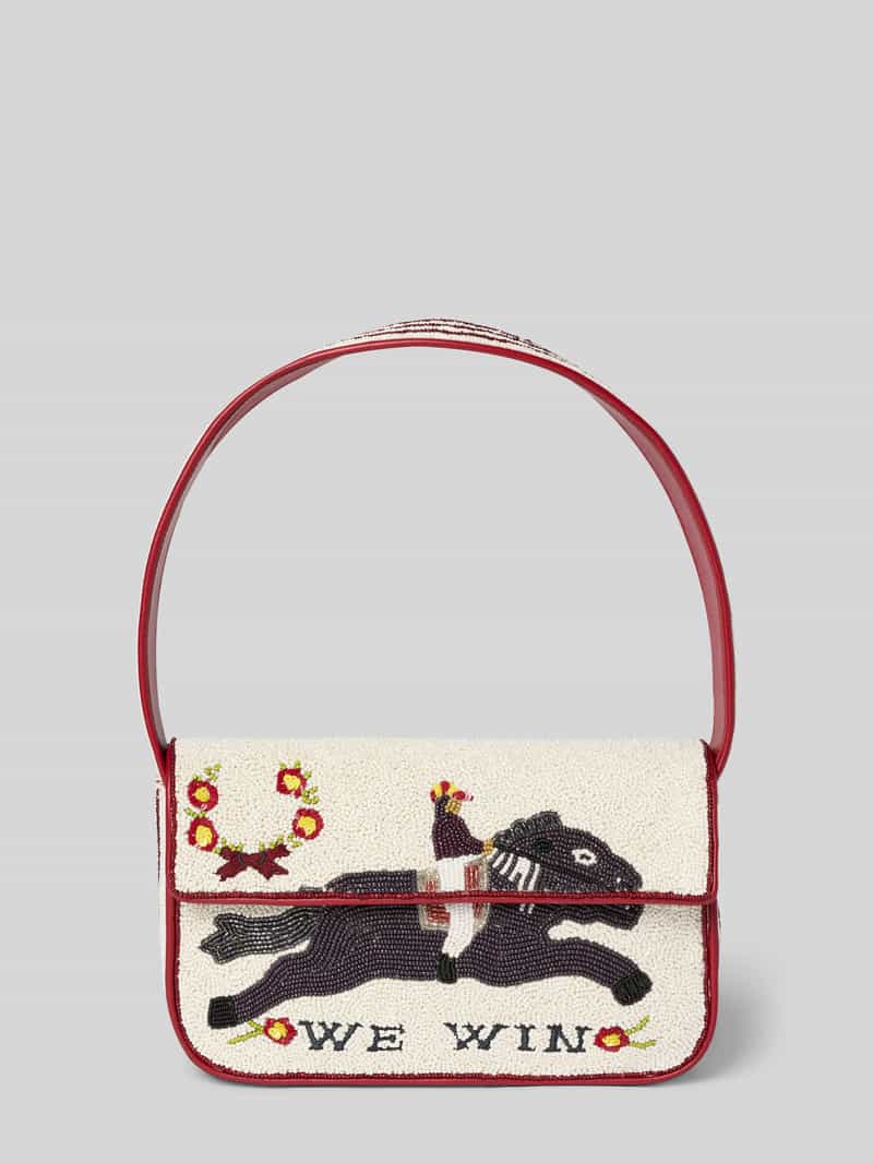 Staud Handtas met kralen model 'TOMMY BEADED BAG'
