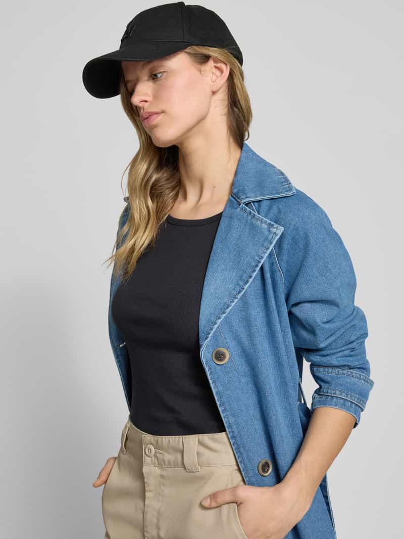 Only Lange oversized jeansjas van katoenmix model 'MALOU'