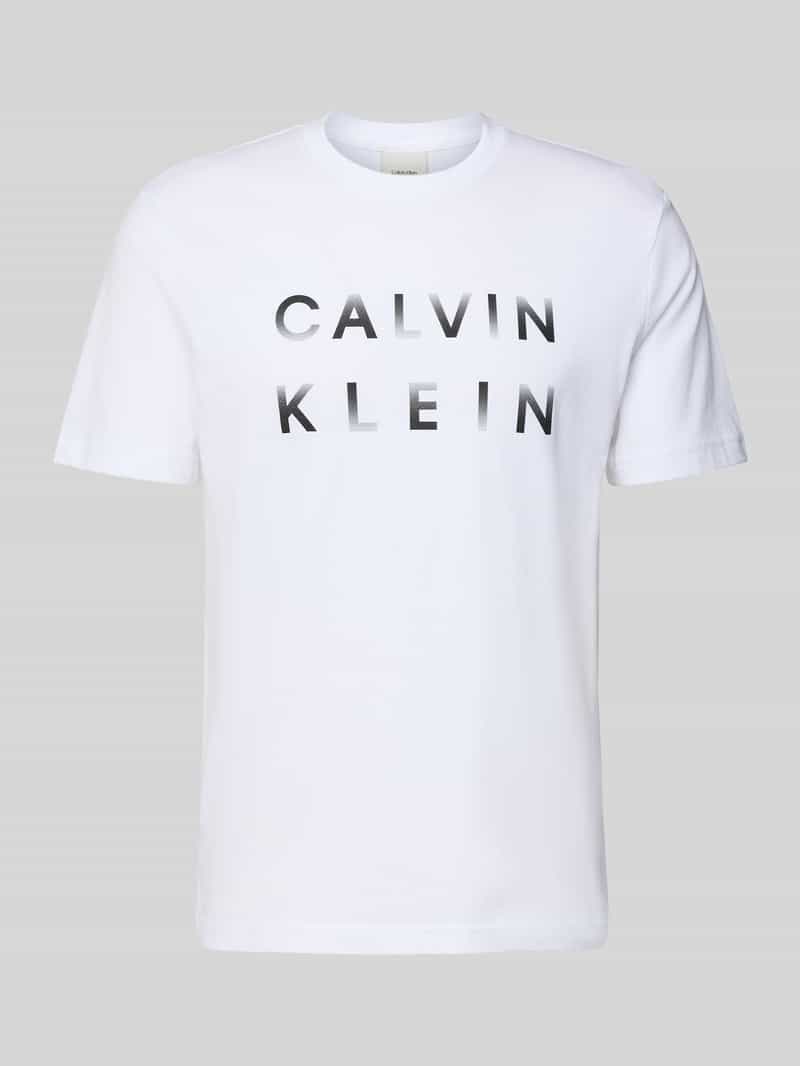 CK Calvin Klein T-shirt met labelprint