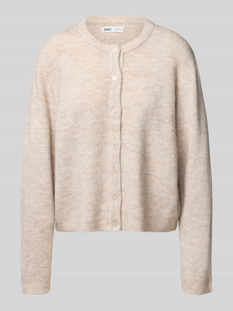 Only Loose fit gebreid jack met knoopsluiting model 'SIMONI'