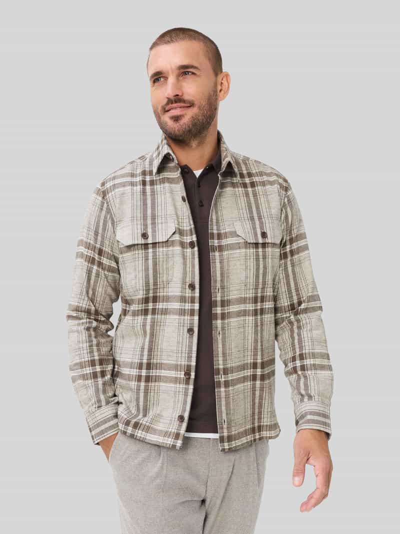 BRAX Regular Fit vrijetijdsoverhemd met borstzakken model 'Kay c'