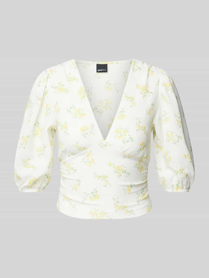 Gina Tricot Blouse met diepe V-hals