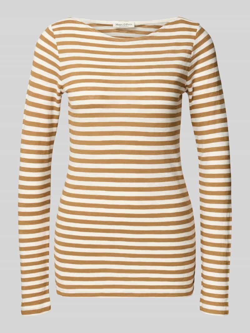 Marc O'Polo Shaped fit shirt met lange mouwen van puur katoen