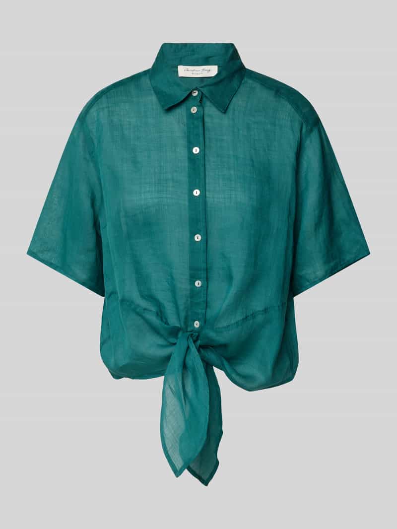 Christian Berg Woman Regular fit blouse met knoopdetail