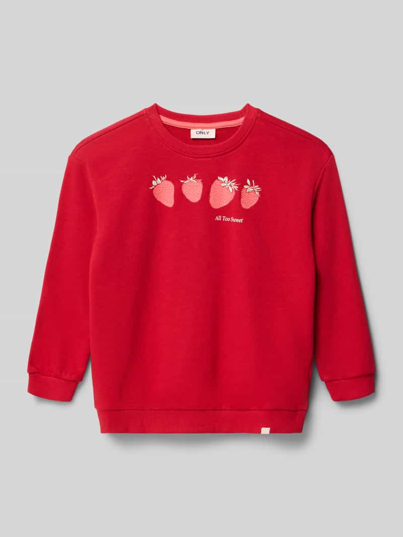 regular fit sweatshirt van katoenmix model 'GEORGIA LIFE'