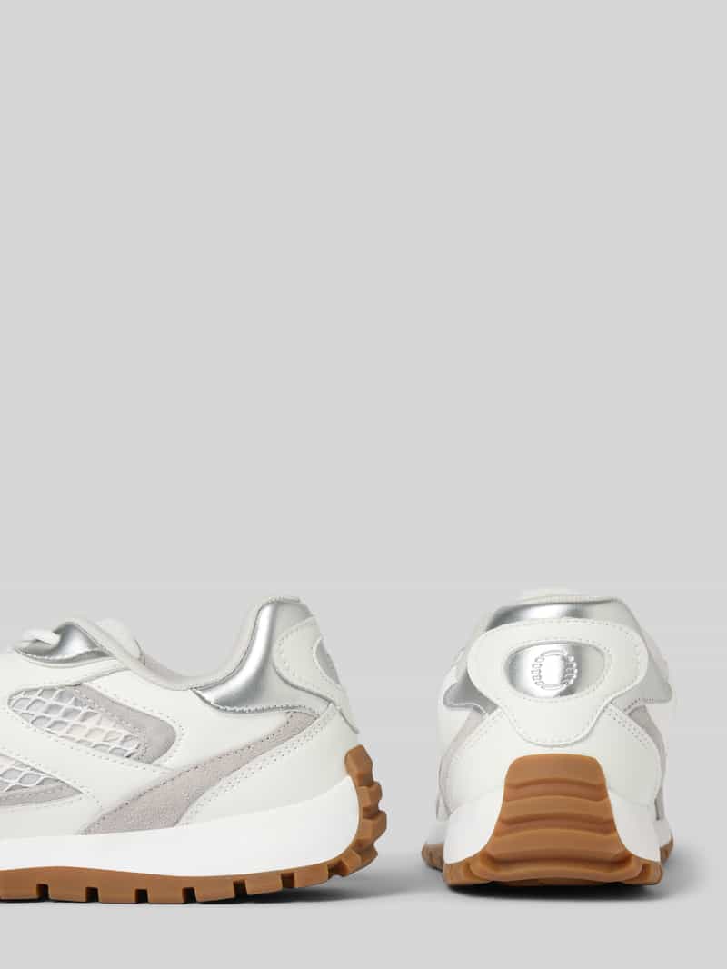 Marc O'Polo Lage sneakers met grof gebreide mesh inzet