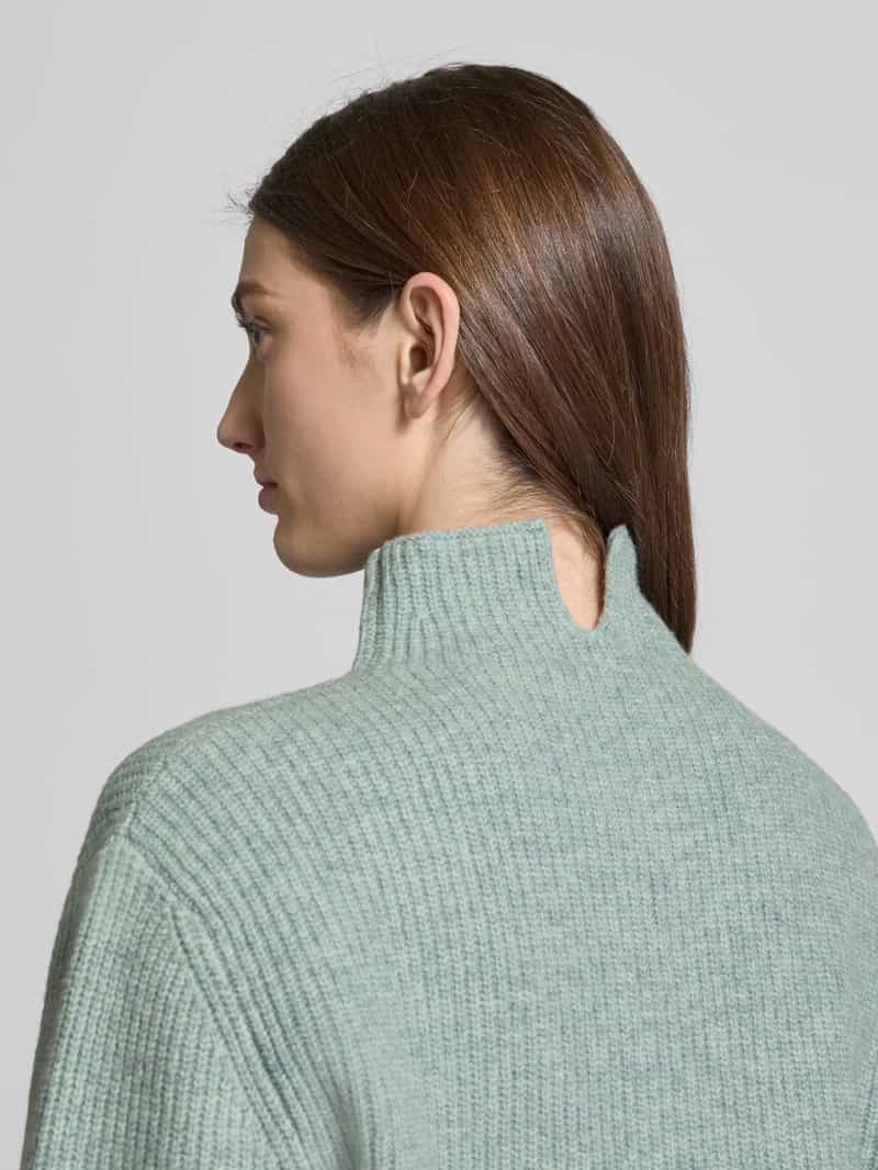 Zero Gebreide pullover met opstaande kraag