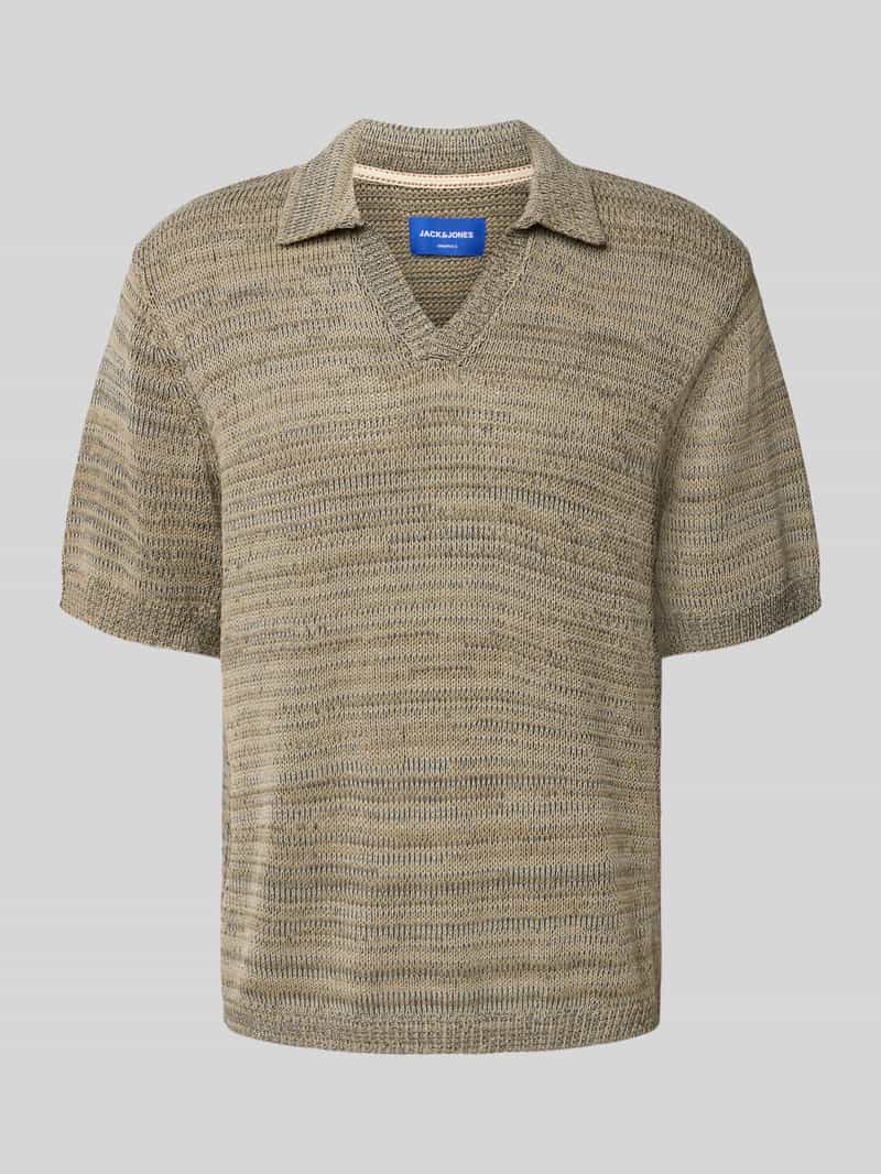 jack & jones Poloshirt in gebreide look model 'CANGGU'