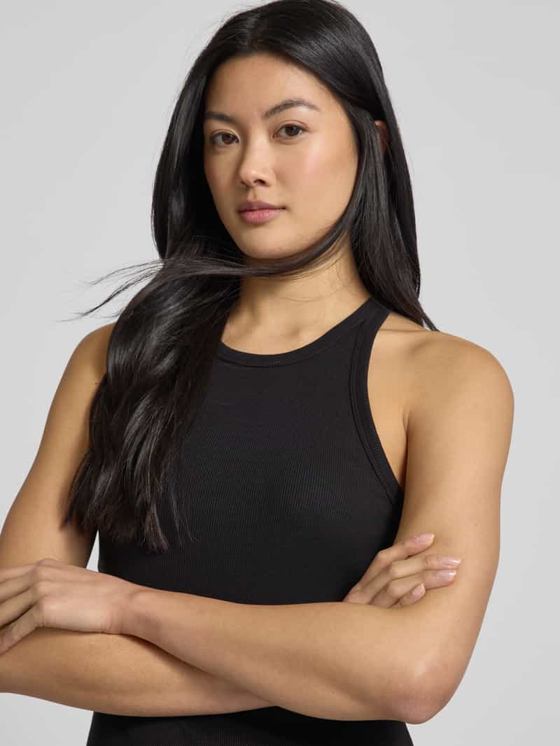 ECOALF Tanktop met ribboorden model 'ARLES'