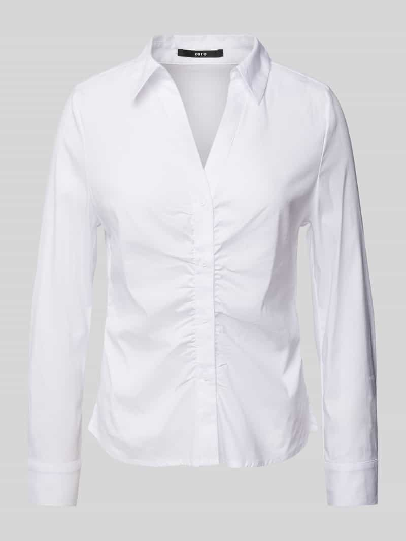 Zero Overhemdblouse met V-hals