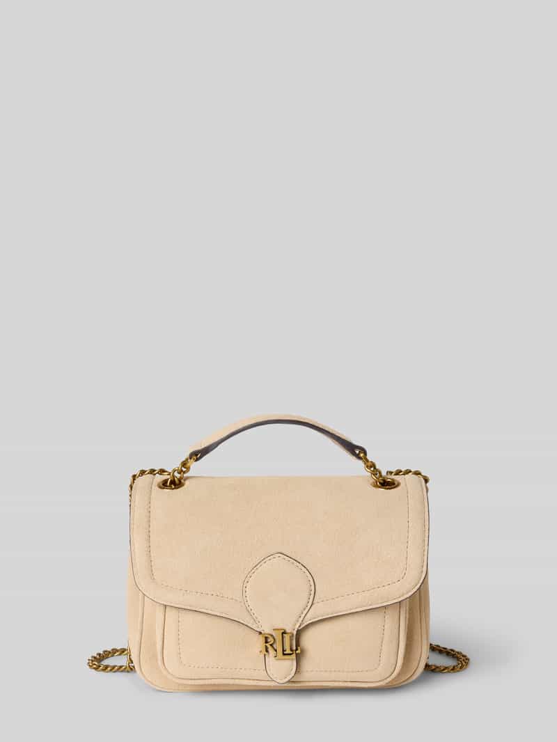 Lauren Ralph Lauren Handtas van runderleer met labelapplicatie, model 'BRADLEY'