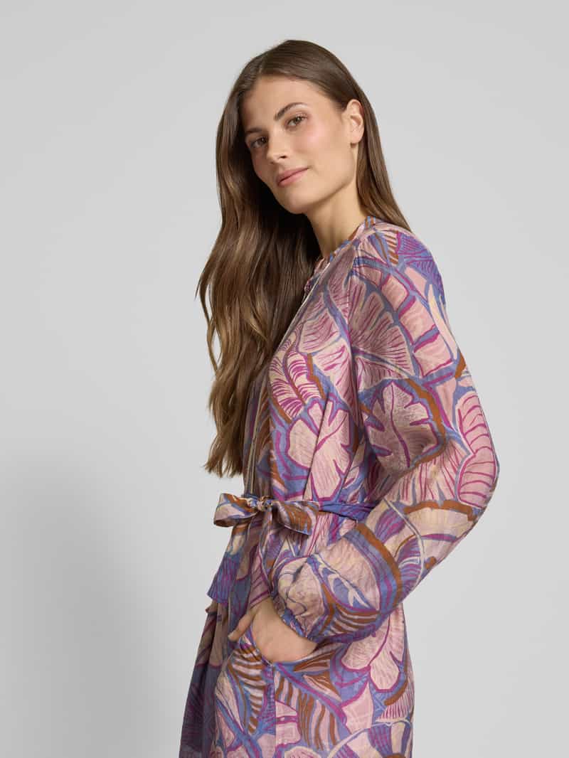 Christian Berg Woman Selection Midi-jurk met V-hals