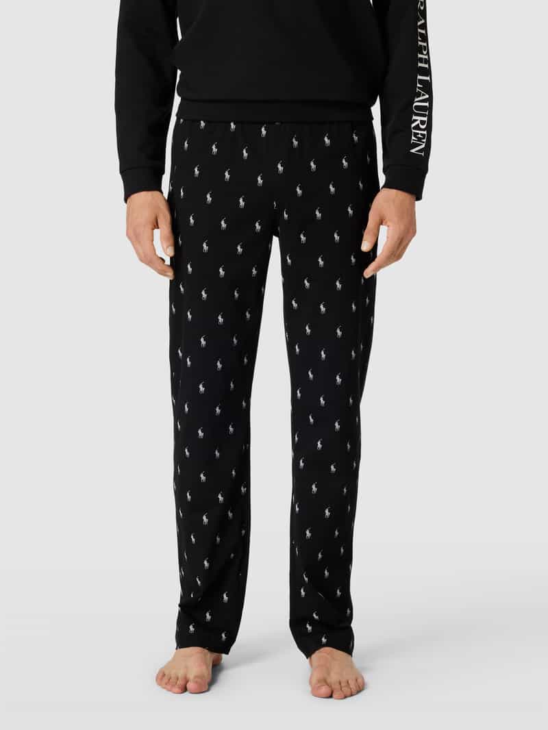 Sweatpants met all-over print, model 'LIQUID' Polo Ralph Lauren Underwear
