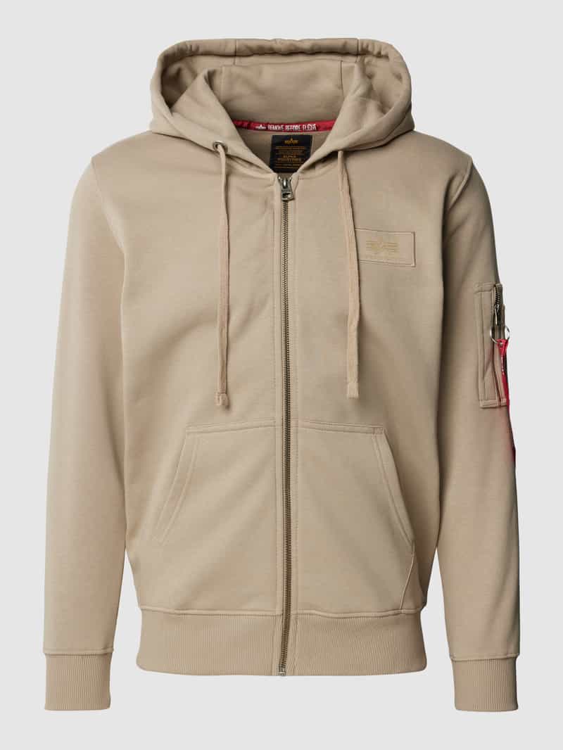 alpha industries Sweatjack met labelpatch