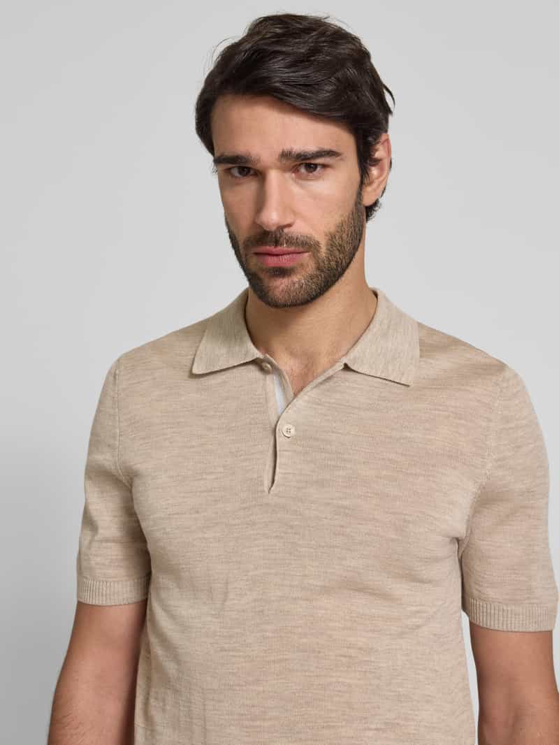 maerz muenchen Regular fit poloshirt met ribboorden