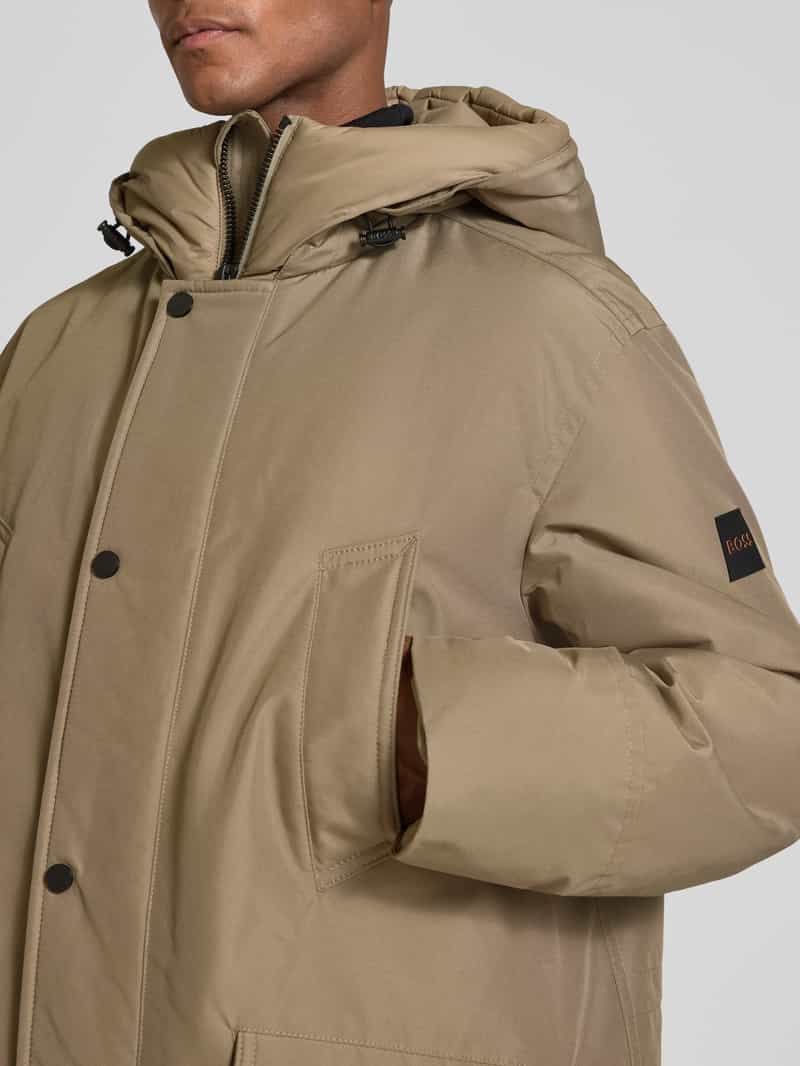 Boss Orange Relaxed fit parka met capuchon model 'OSIASS1'