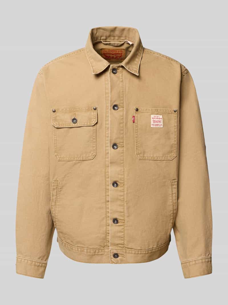 Levi's Relaxed fit overhemdjack met borstzakken