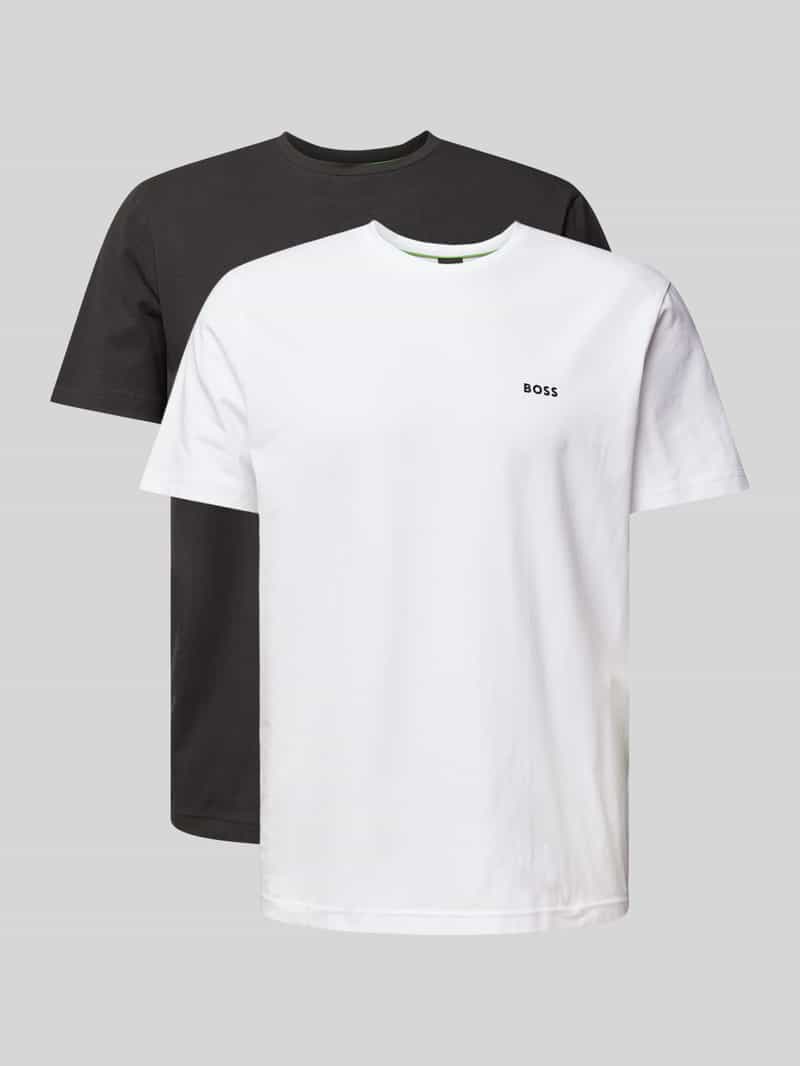 BOSS GREEN T-shirt met logoprint (set, 2)