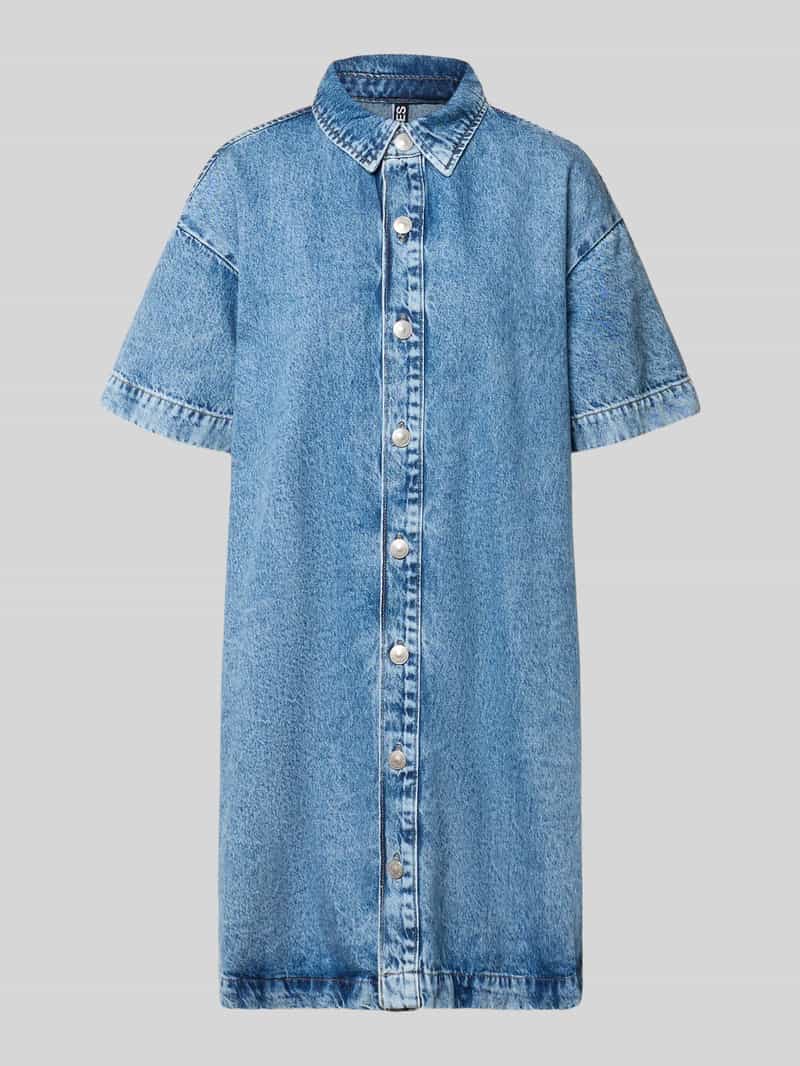 Loose fit denimjurk van katoenmix model 'SKY'