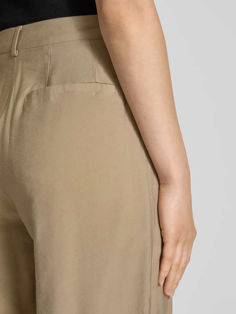 LeGer by Lena Gercke Wide leg stoffen broek met bandplooien model 'Draco'