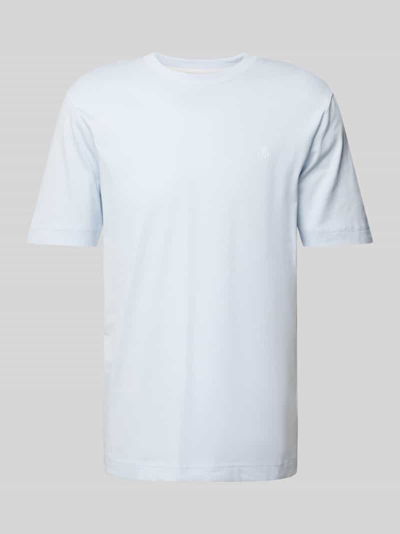 Marc O'Polo Regular fit T-shirt van puur katoen met logoprint
