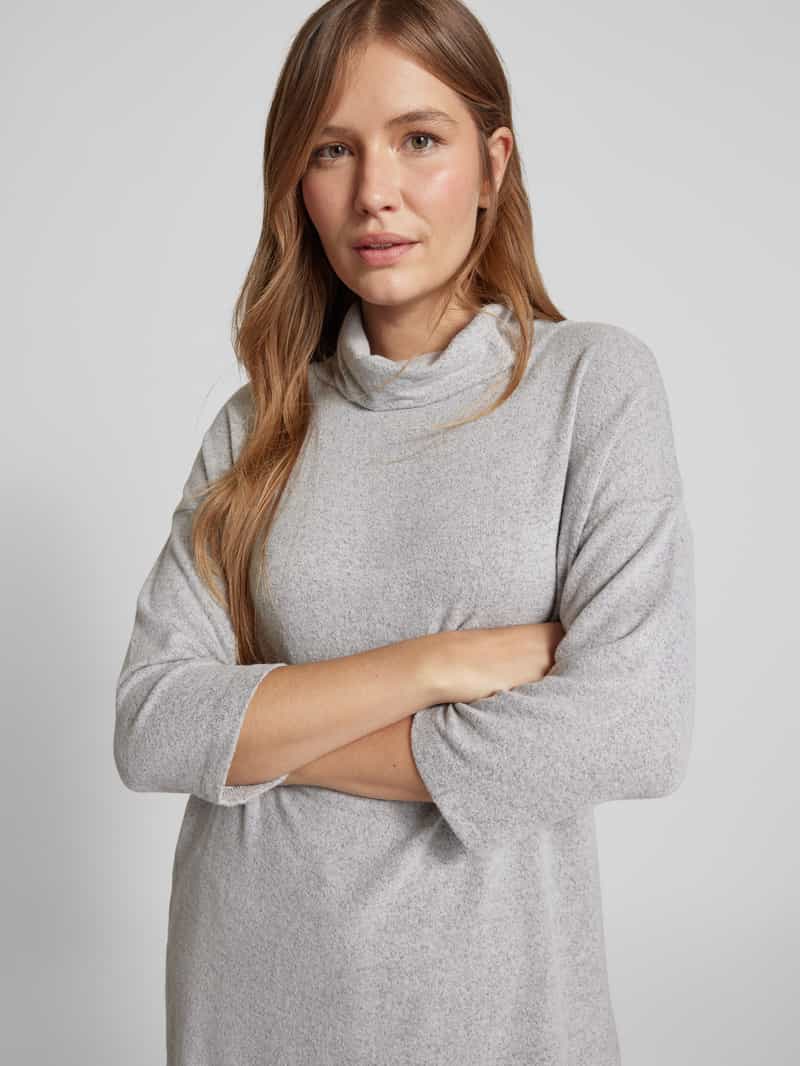 Soyaconcept Shirt met lange mouwen van viscosemix met col model 'Biara'