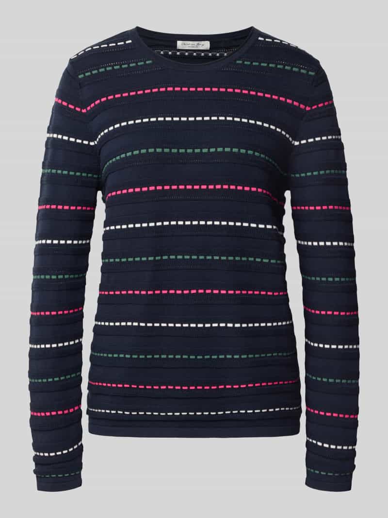 Christian Berg Woman Gebreide pullover met structuurpatroon