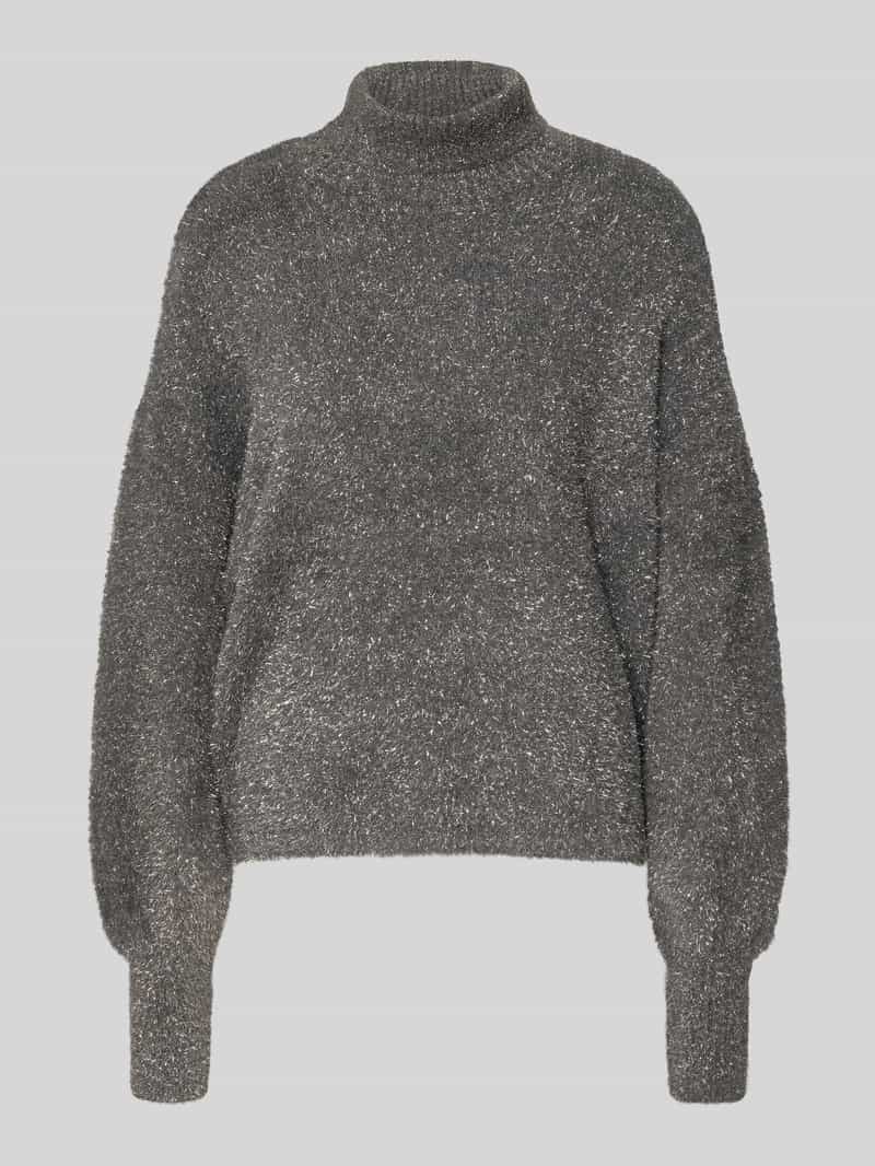 YAS Gebreide pullover van effectgaren met col model 'LISTRA'