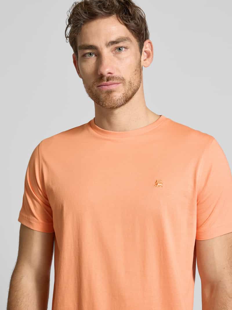 Lerros Regular fit T-shirt van puur katoen