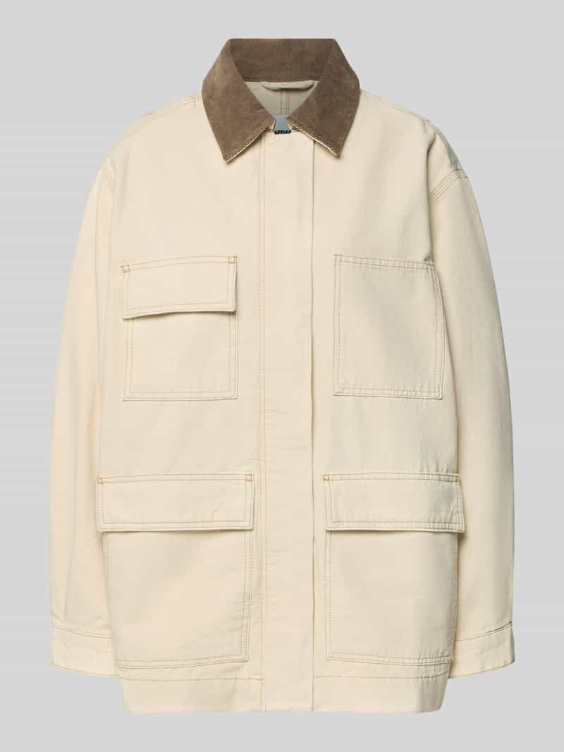 Oversized jeansjack van 100% katoen model 'WORKWEAR CANVAS'