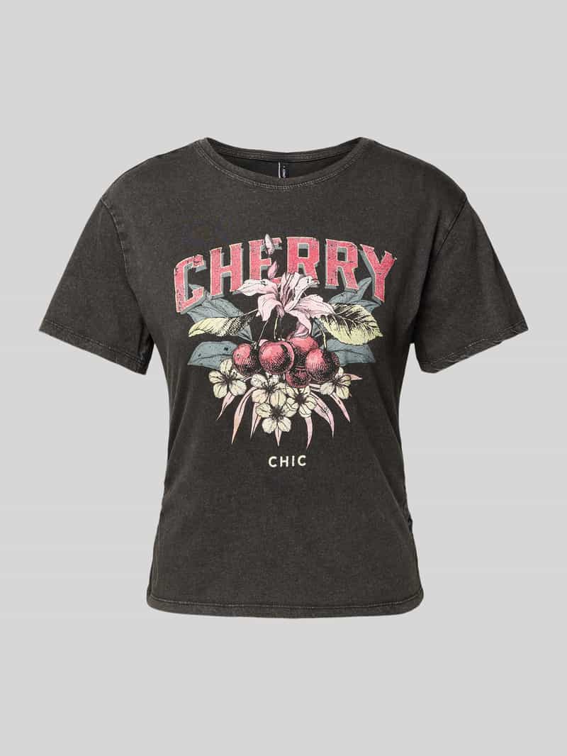 Only Regular fit T-shirt van puur katoen model 'LUCY LIFE'