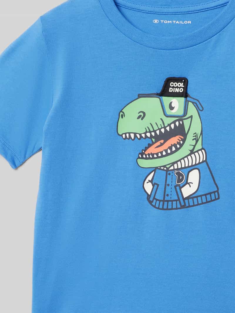 Tom Tailor Regular fit T-shirt met interactieve garnering