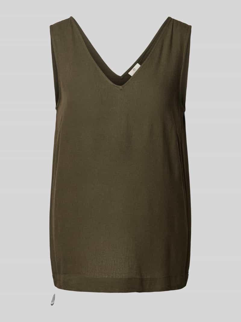 Kaffe Top met V-hals model 'milia'