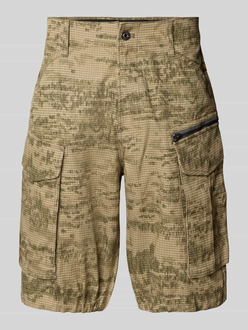G-Star Raw Relaxed fit korte cargobroek met steekzakken model 'Rovic'