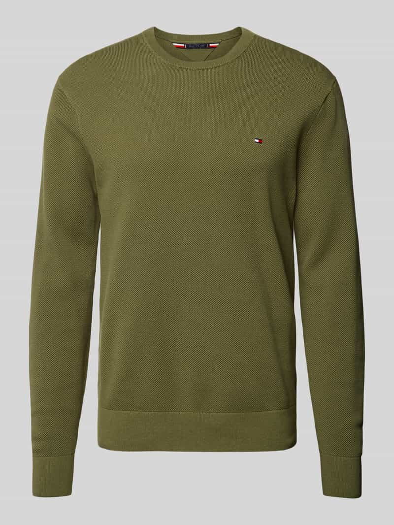 Tommy Hilfiger Gebreide pullover met ronde hals