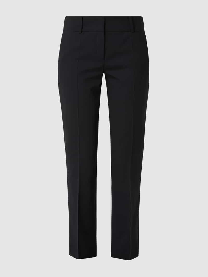 Windsor Slim fit stoffen broek van scheerwolmix