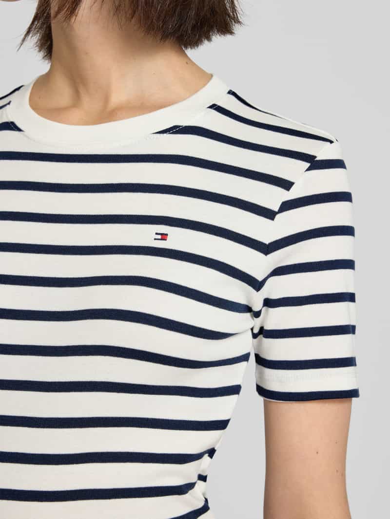 Tommy Hilfiger Slim fit T-shirt van puur katoen