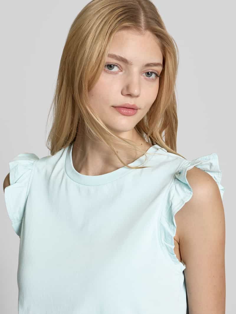 Marc O'Polo DENIM Tanktop met volantmouwen