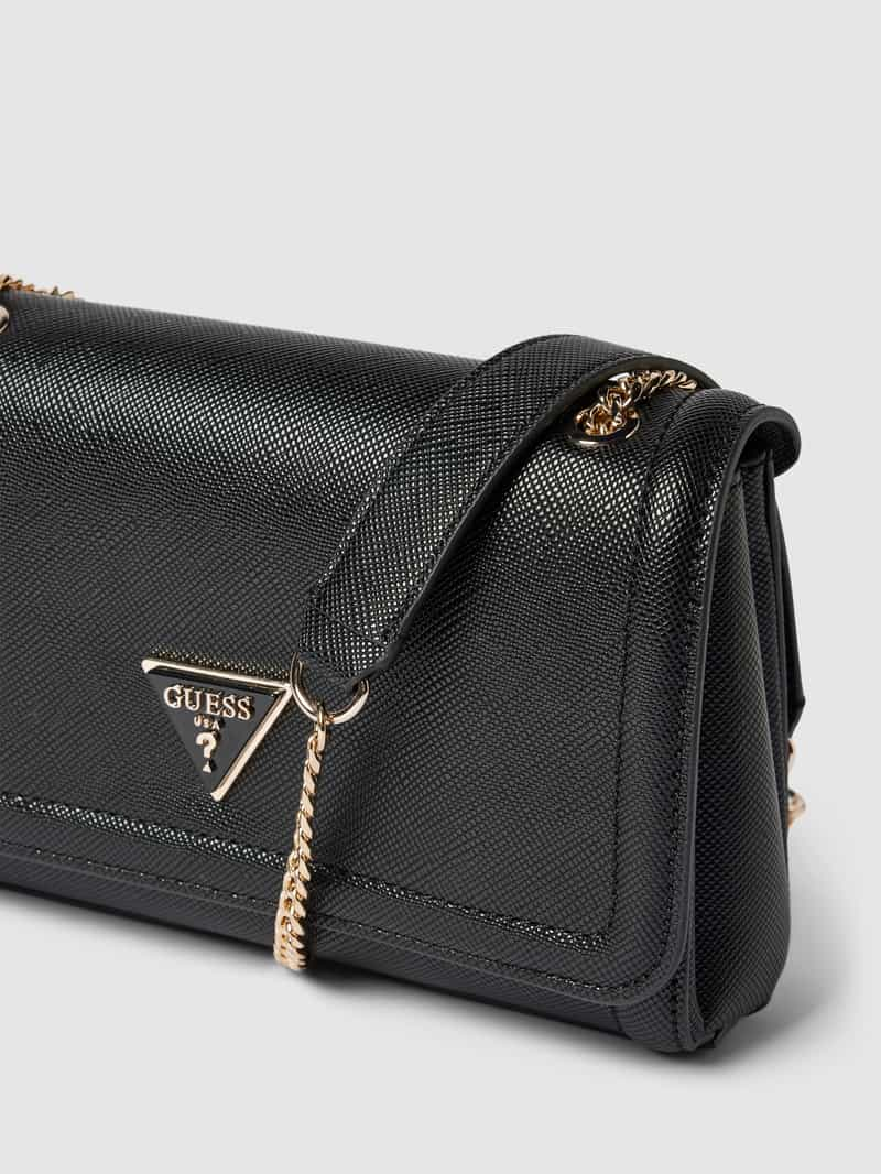 Guess Handtas in zwart met kettingriem model 'NOELLE CROSSBODY'