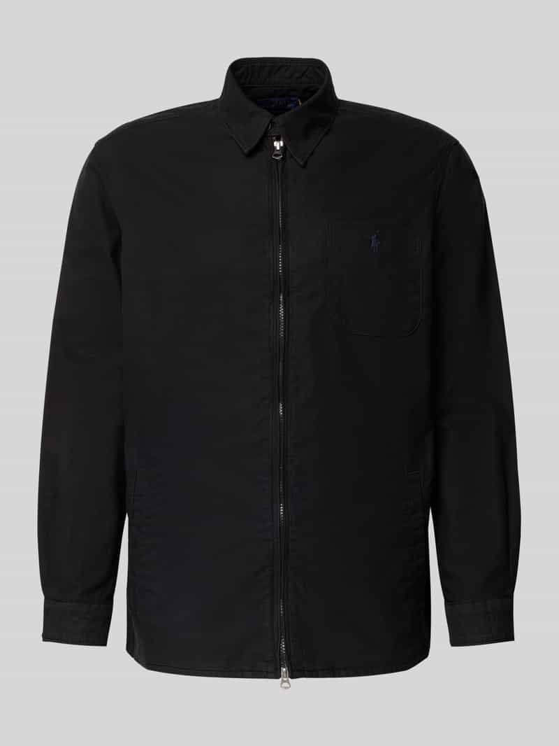 Polo Ralph Lauren Slim fit overhemdjack met kentkraag