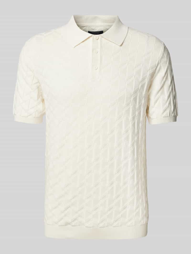 MCNEAL Slim fit poloshirt van puur katoen