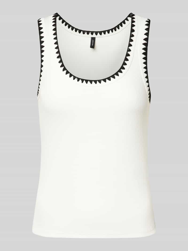 Vero Moda Slim fit tanktop met ronde hals model 'VIOLA'