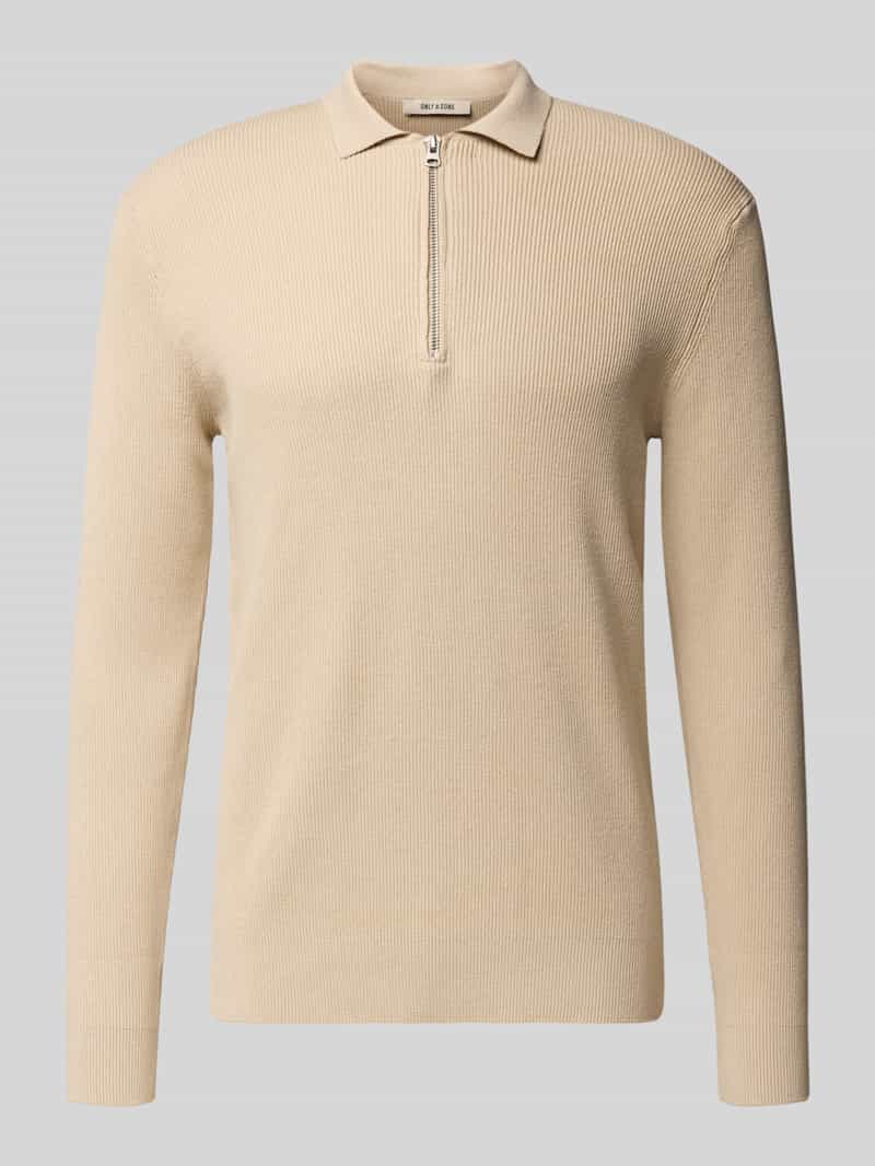 Only & Sons Regular fit gebreide pullover van katoenmix model 'PHIL'