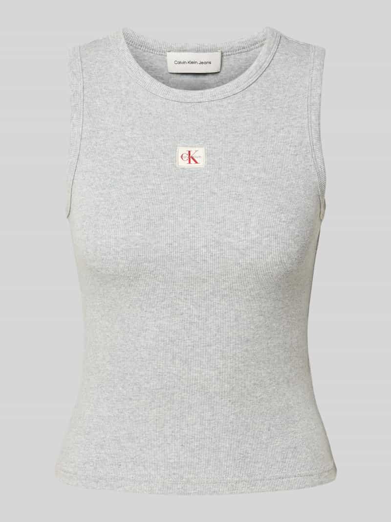 Calvin Klein Jeans Tanktop met labeldetail