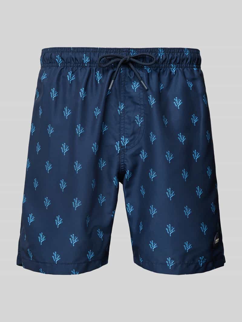 Shiwi Regular fit zwembroek met labelpatch model 'Mike'