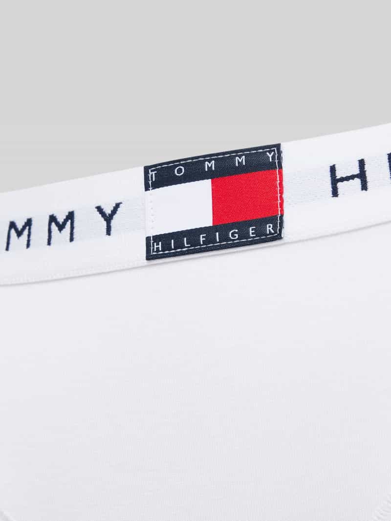 Tommy Hilfiger Bikinibroekje met elastische band met label model 'TH Heritage'