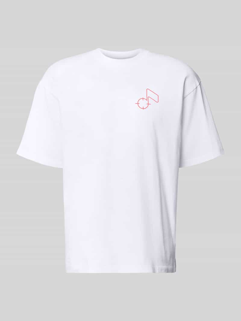 T-shirt van Katoen Model 'CHARMER'