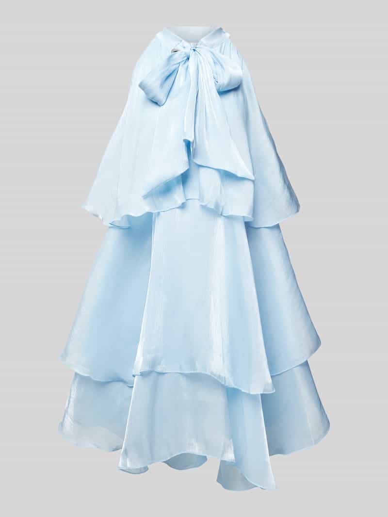 A-view Knielange jurk met volants model 'Demi'