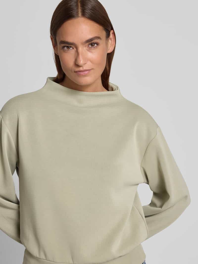 Opus Sweatshirt met opstaande kraag model 'Gablina'