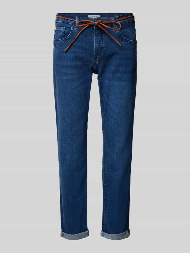 ROSNER Regular fit jeans met strikceintuur model 'MASHA GIRLFRIEND'